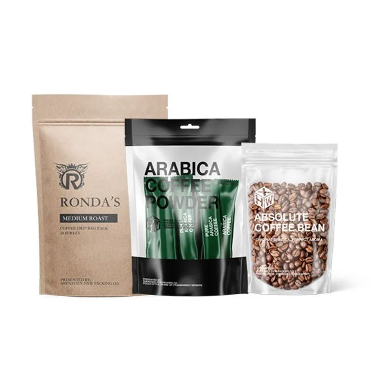 Sjálfstandandi matarpoki með rennilás