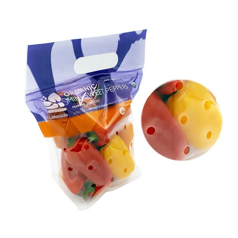 Ávextir Og Grænmetispoki Með Götum